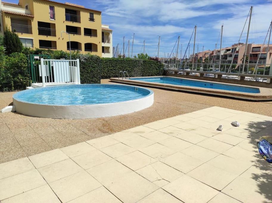 Confortable Appartement Grande Terrasse Piscine Parking Clim Agde Extérieur photo